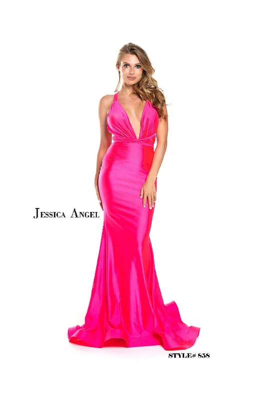 Jessica Angel Long Formal Fitted Dress 858