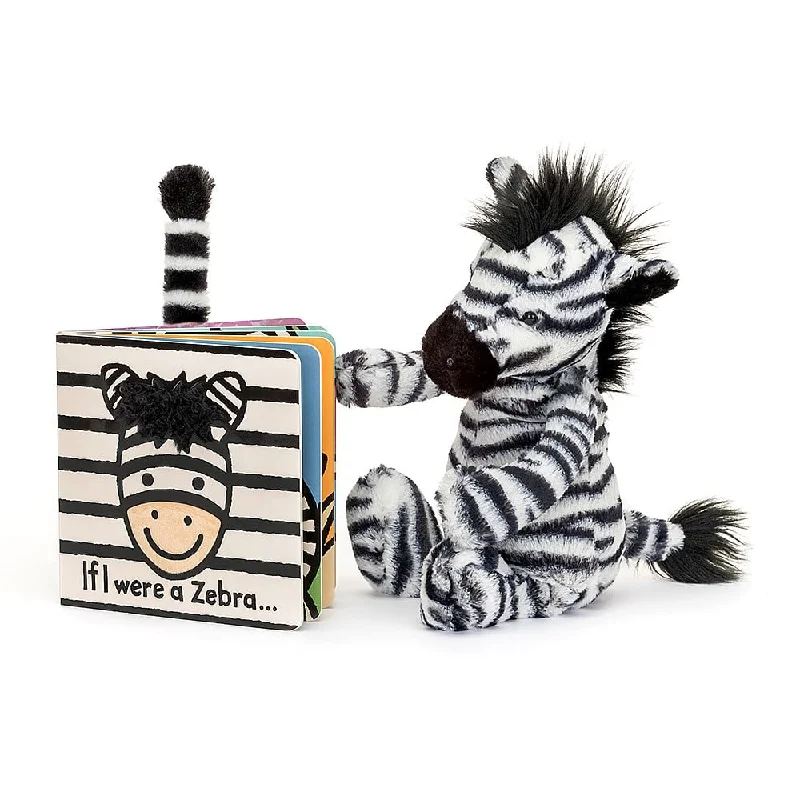 If I Were A Zebra Board Book And Bashful Zebra Medium